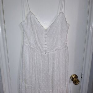 Alice + Olivia Strapless White Dress